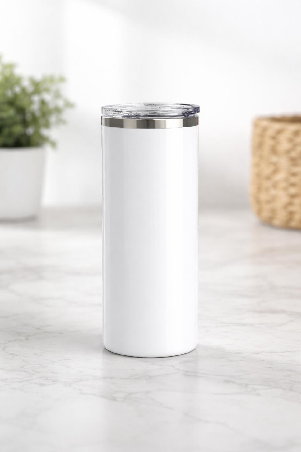 15 0Z SKINNY TUMBLER BLANCO SUBLIMABLE