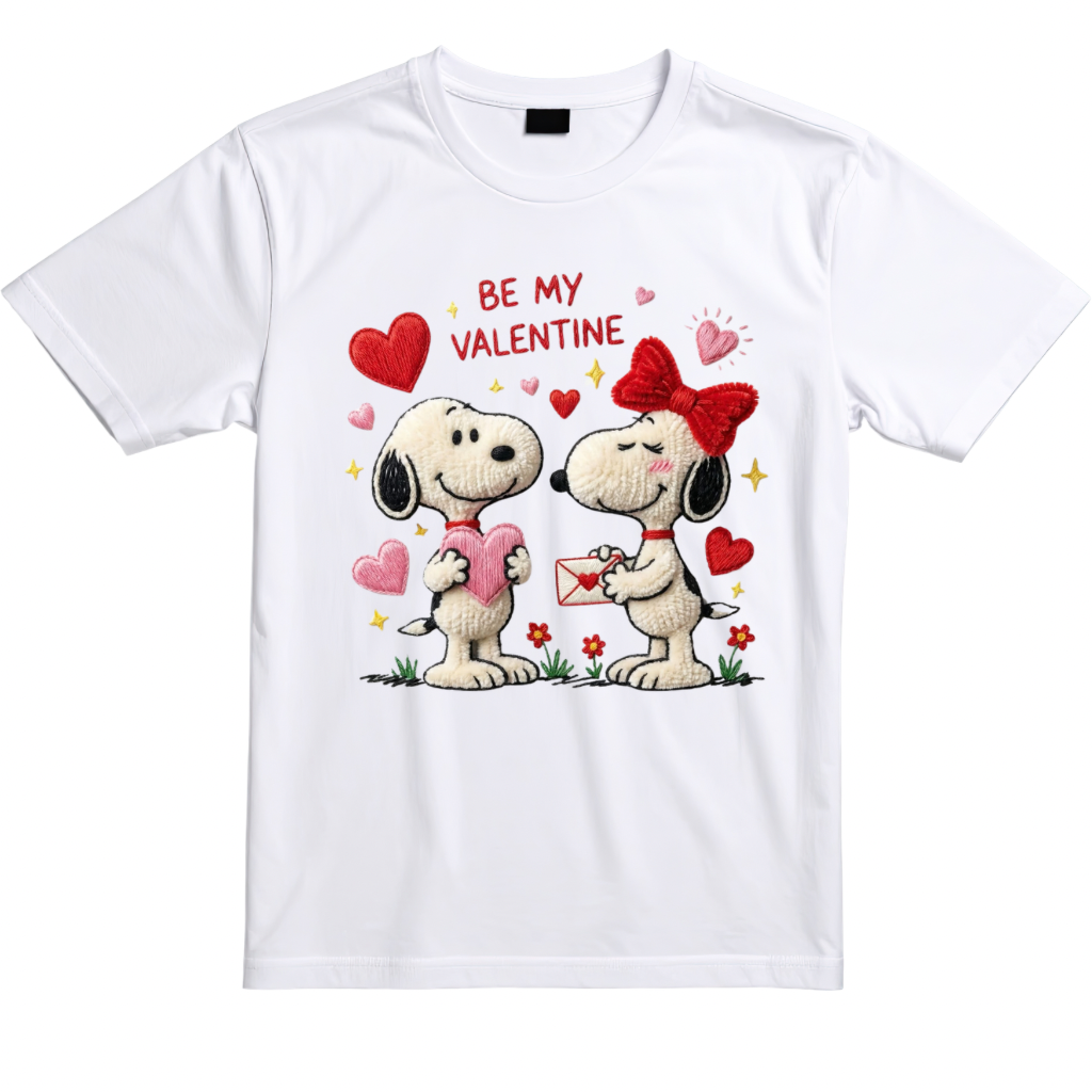 SNOOPY VALENTINE TSHIRT