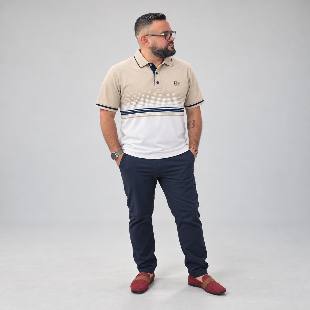 PW Gear Performance Polo-Coastal Sand