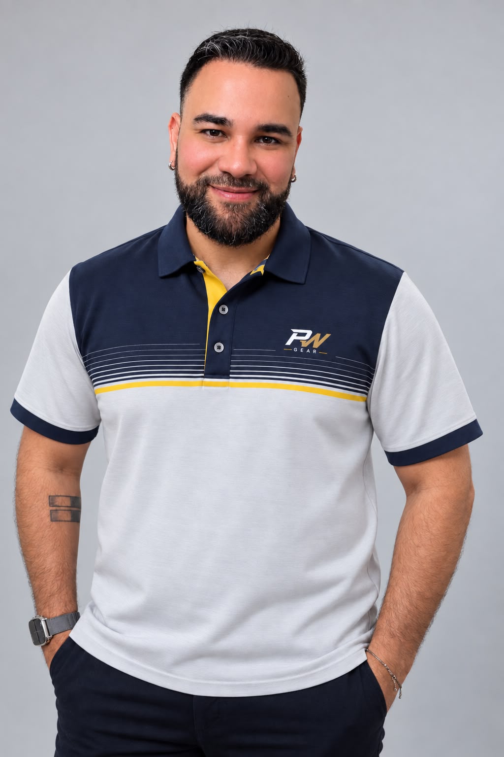 PW Gear Performance Polo-Navy Motion