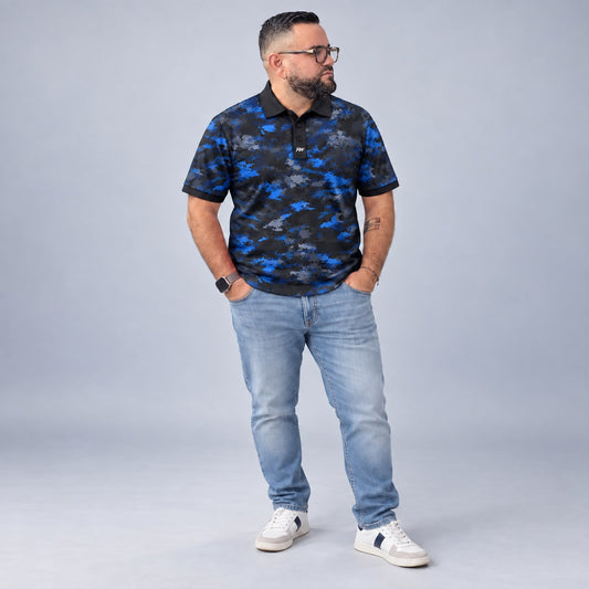 PW Gear Performance Polo-Arctic Camo
