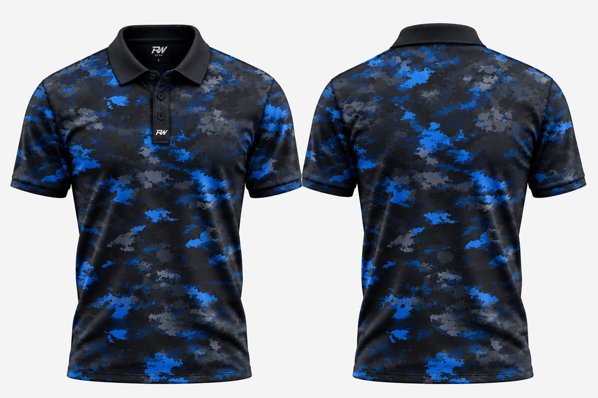 PW Gear Performance Polo-Arctic Camo